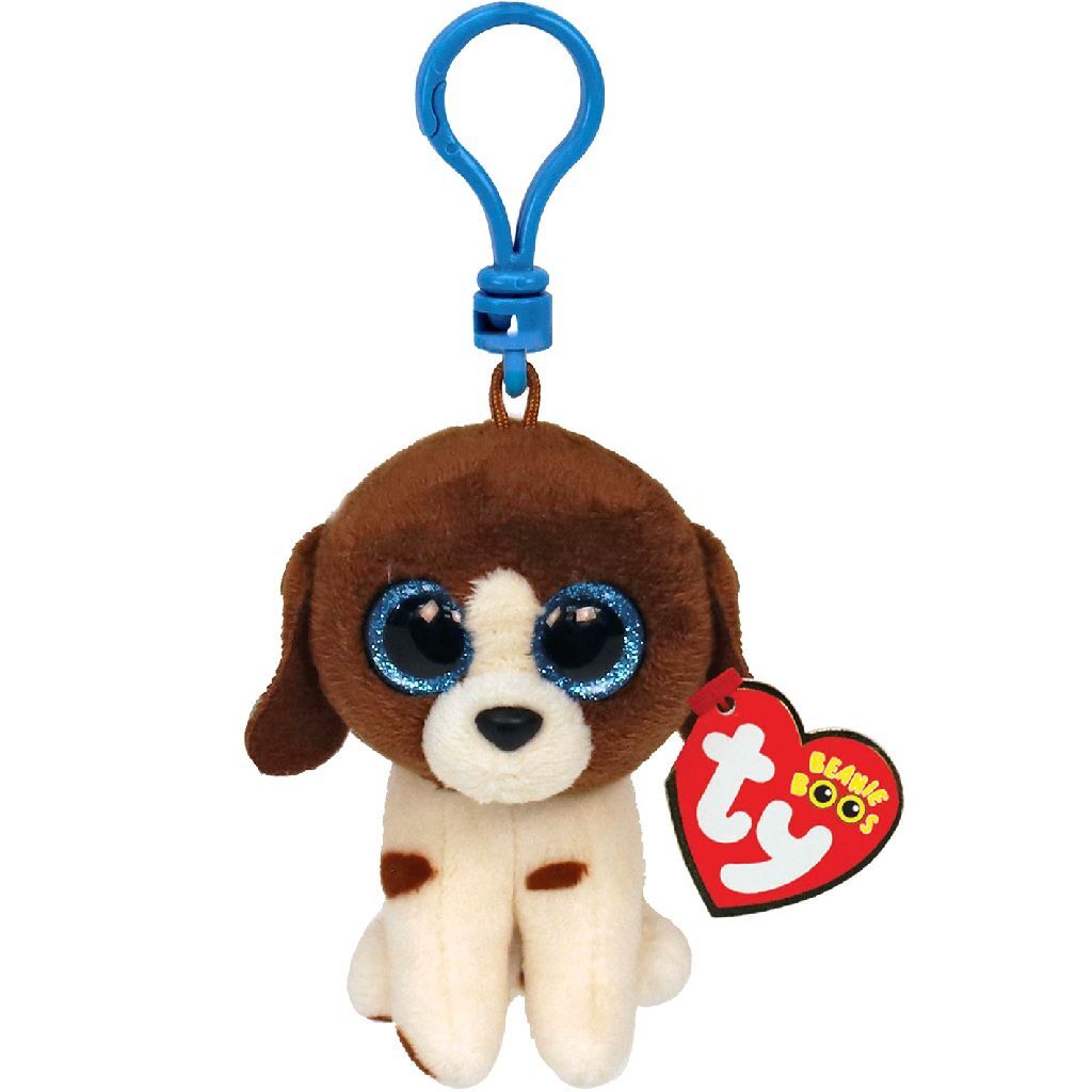 Ty Beanie Boos Clip Knuffel Hond Muddles 7 Cm