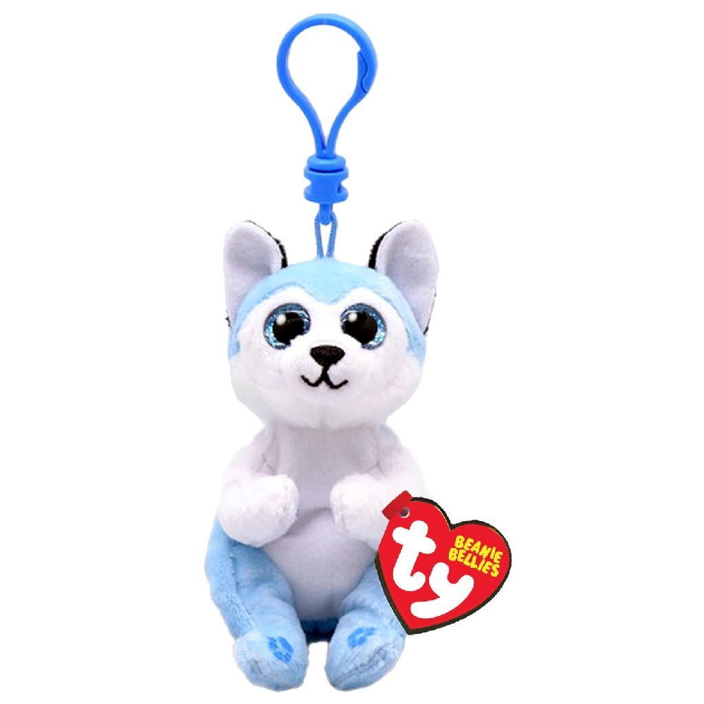 Ty Beanie Babies Bellies Clip Knuffel Hond Thunder 10 Cm