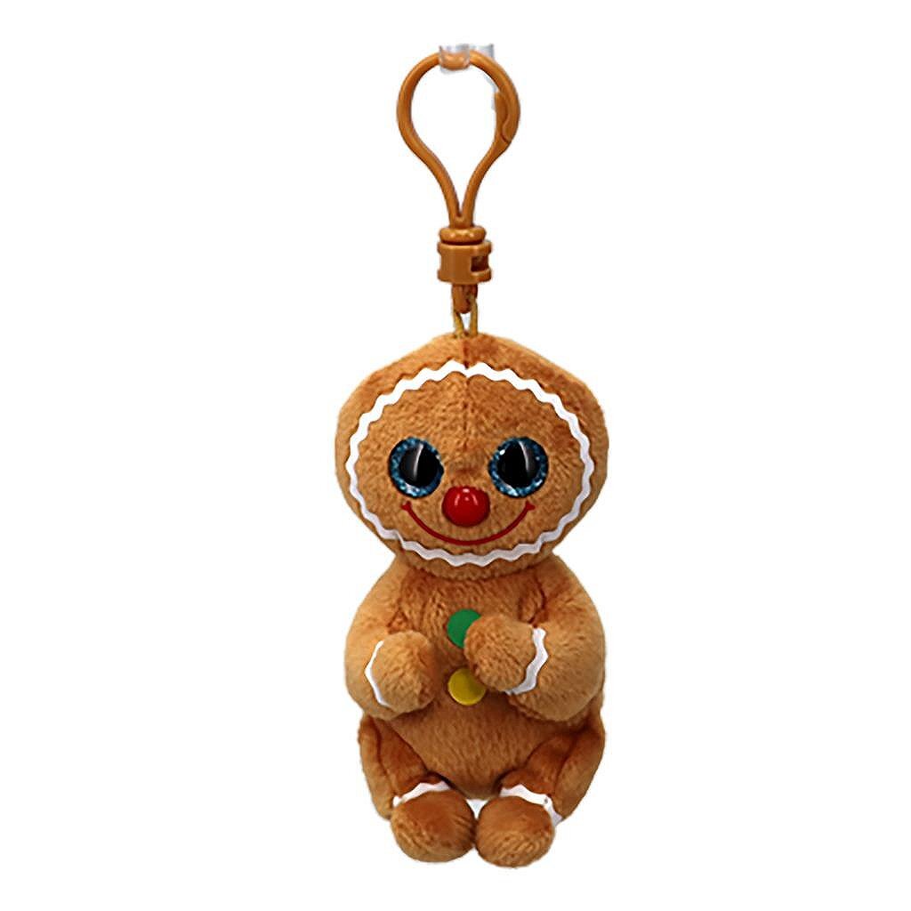 TY Beanie Boos Clip Kerst Knuffel Cookie 15 cm Direct leverbaar