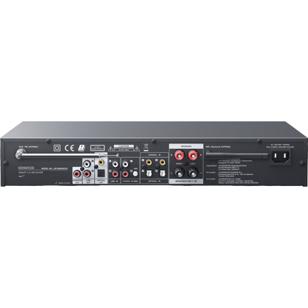 Kenwood Kr-W8000Scd-B Smart Hifi Cd Receiver Zwart
