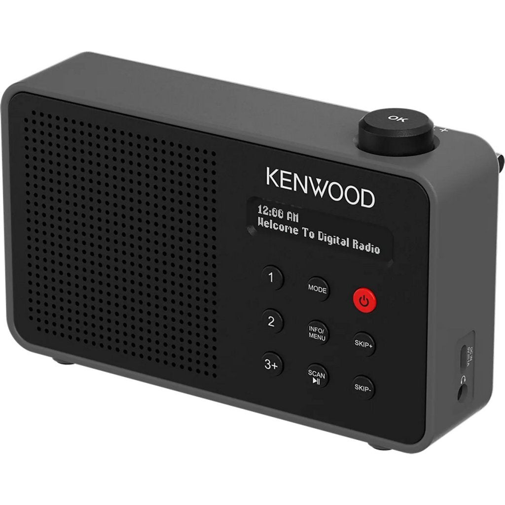 Kenwood Cr-M25Dab Draagbare Dab+ Radio Zwart/Grijs