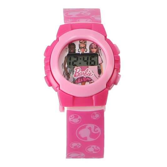 Barbie Lcd Horloge Roze