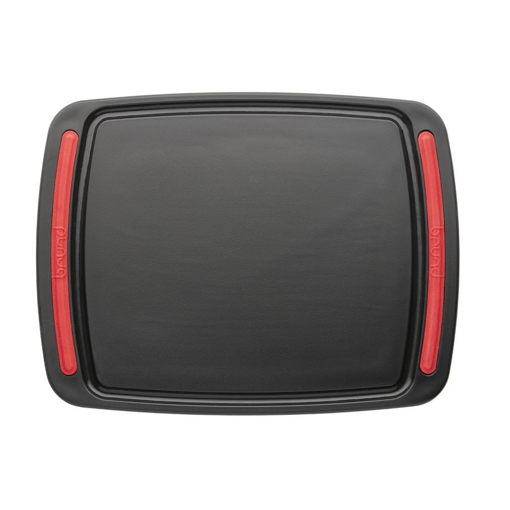 Brund Easy Cut Snijplank 26X20X0.8 Cm Zwart/Rood