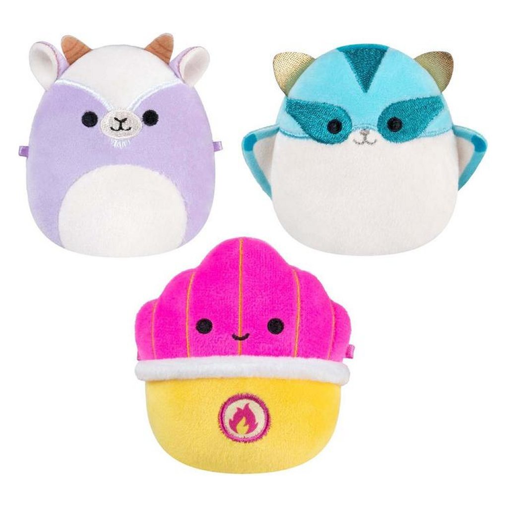 Squishmallows Micromallows Knuffels 6.5 Cm 3 Pack Assorti