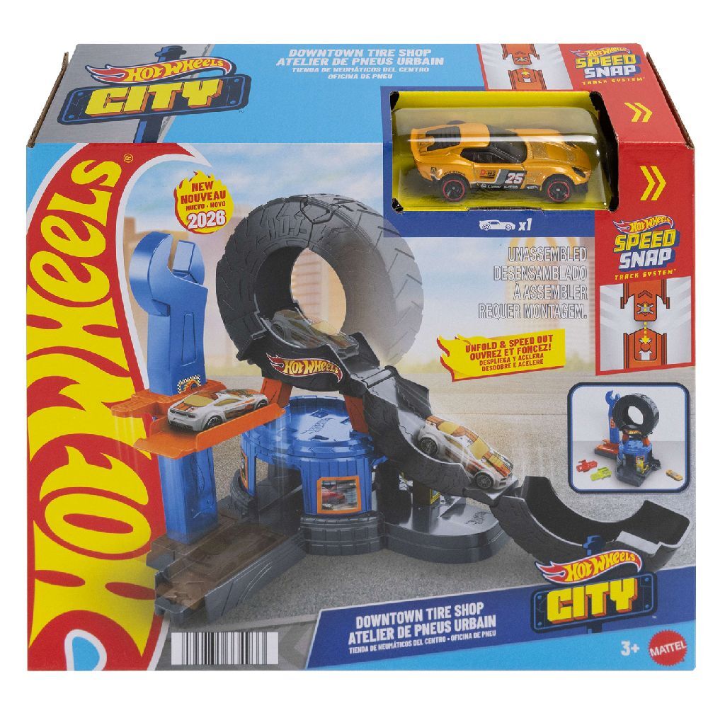 Mattel Hot Wheels City Downtown Tire Shop