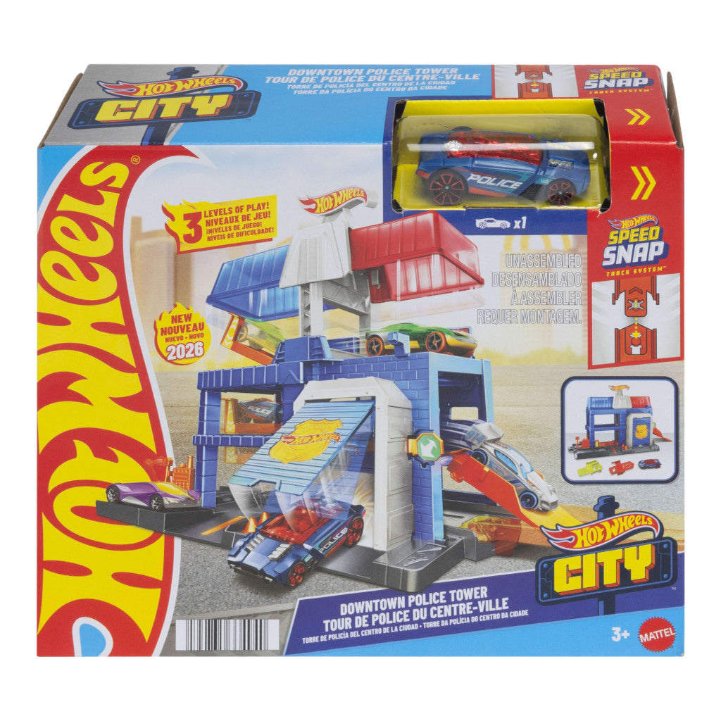 Mattel Hot Wheels City Centrum Politietoren