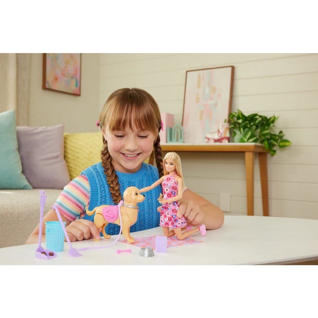 Barbie Family &Amp; Friends Walk &Amp; Potty
