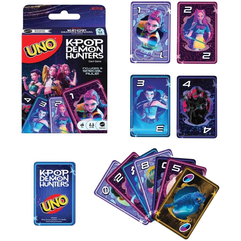 Mattel Uno K-Pop Demon Hunters