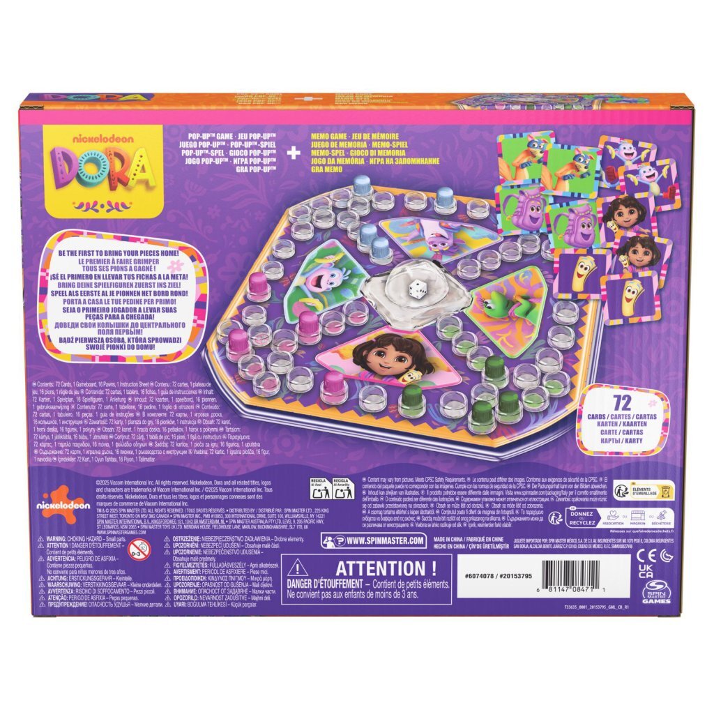 Dora Memo &Amp; Pop-Up Spel