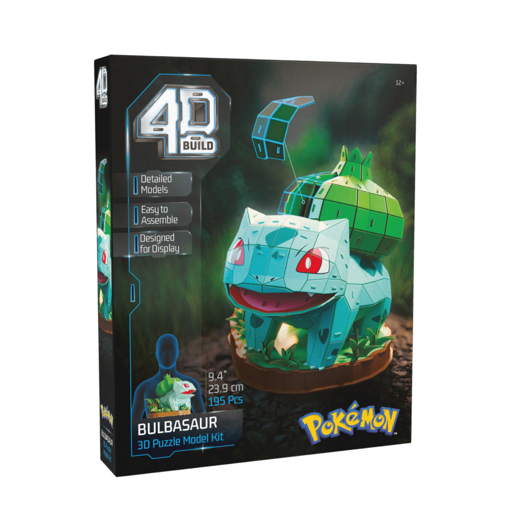 Pokemon PokÉMon 4D Build 3D Puzzel Balbasaur 195 Stukjes