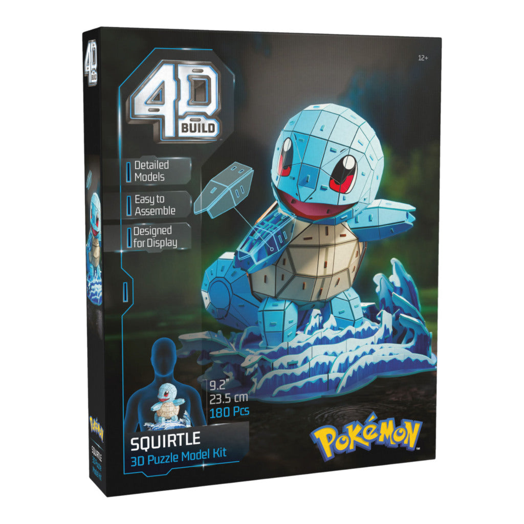 Pokemon PokÉMon 4D Build 3D Puzzel Squirtle 180 Stukjes
