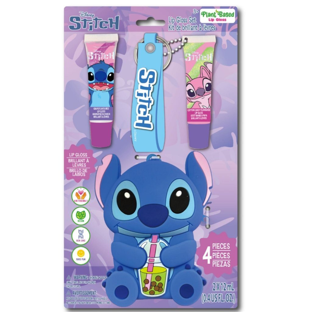 Disney Stitch 3D Character Tasje Met Lipgloss