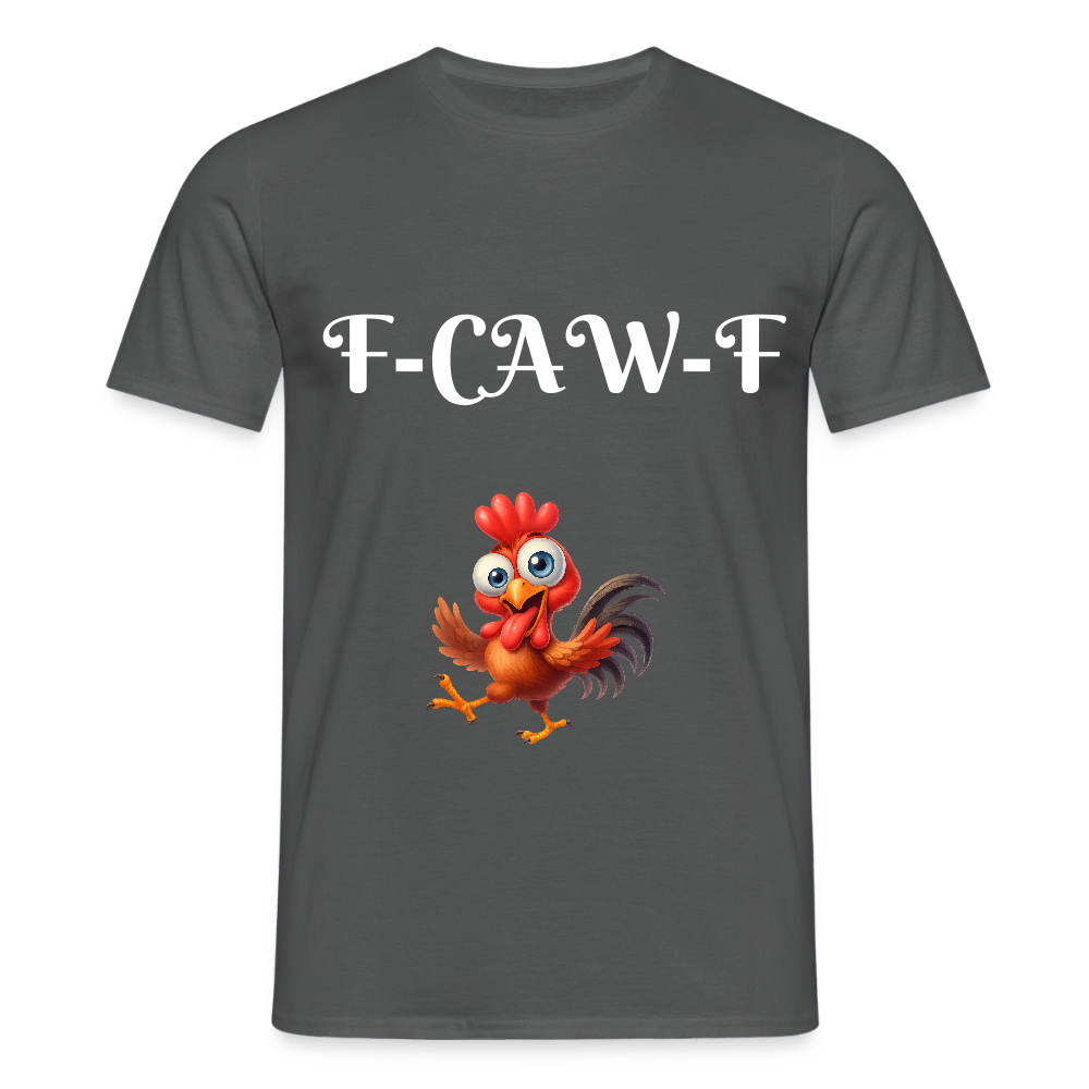 Mannen T-shirt - houtskool