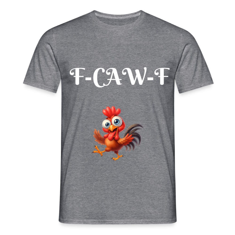 Mannen T-shirt - grafiet gemêleerd