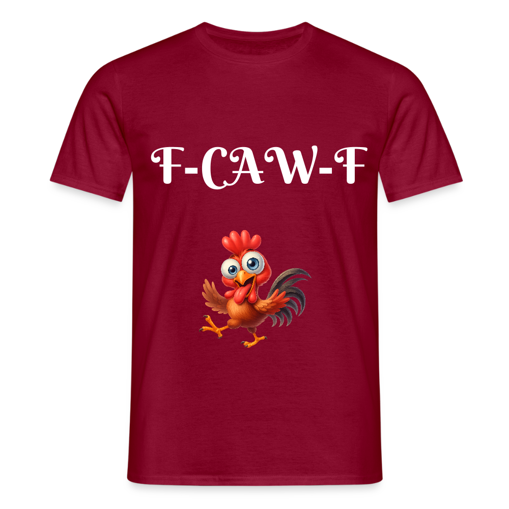 Mannen T-shirt - steenrood