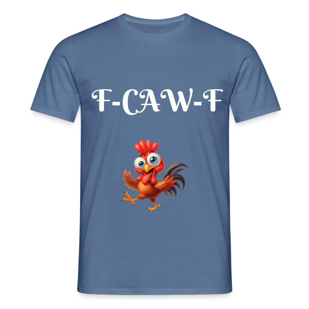 Mannen T-shirt - duifblauw