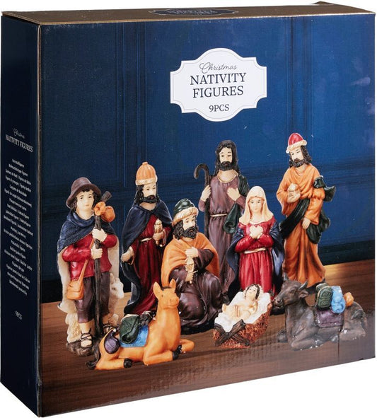 Kerststal Figuren - 9 Stuks - 15 Cm