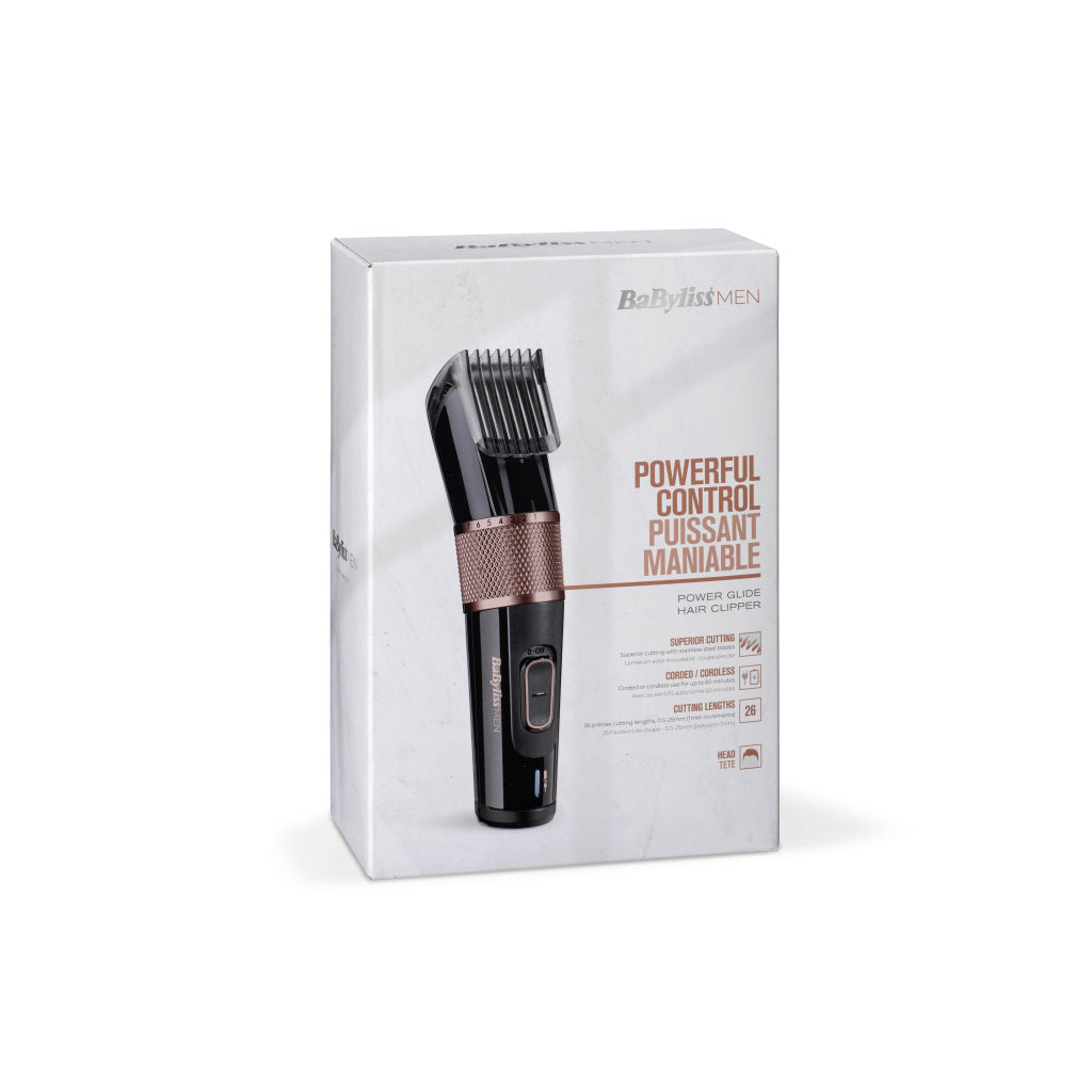 Babyliss E974E Powerful Control Tondeuse Zwart/RosÉ
