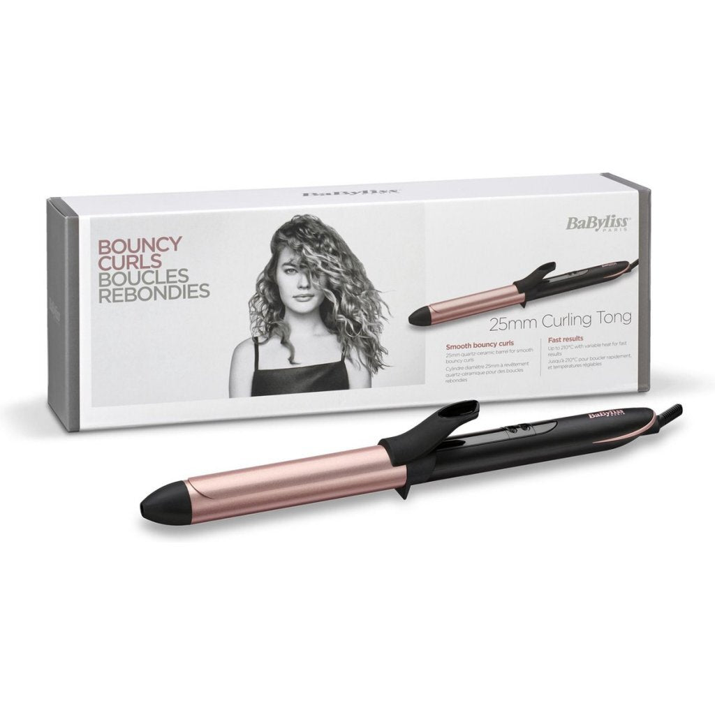 Babyliss C451E Krultang 25 Mm Zwart/Roze