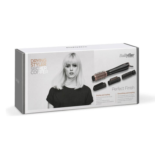 Babyliss As126E Perfect Finish Föhnborstel Zwart/Rose