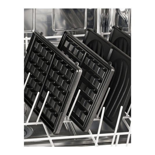 Tefal Sw852D Snack Collection Wafelijzer Zwart/Rvs