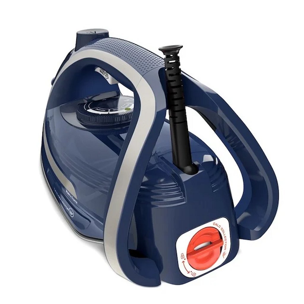Tefal Fv6830 Ultragliss Anti-Calc Plus Stoomstrijkijzer Blauw/Zilver