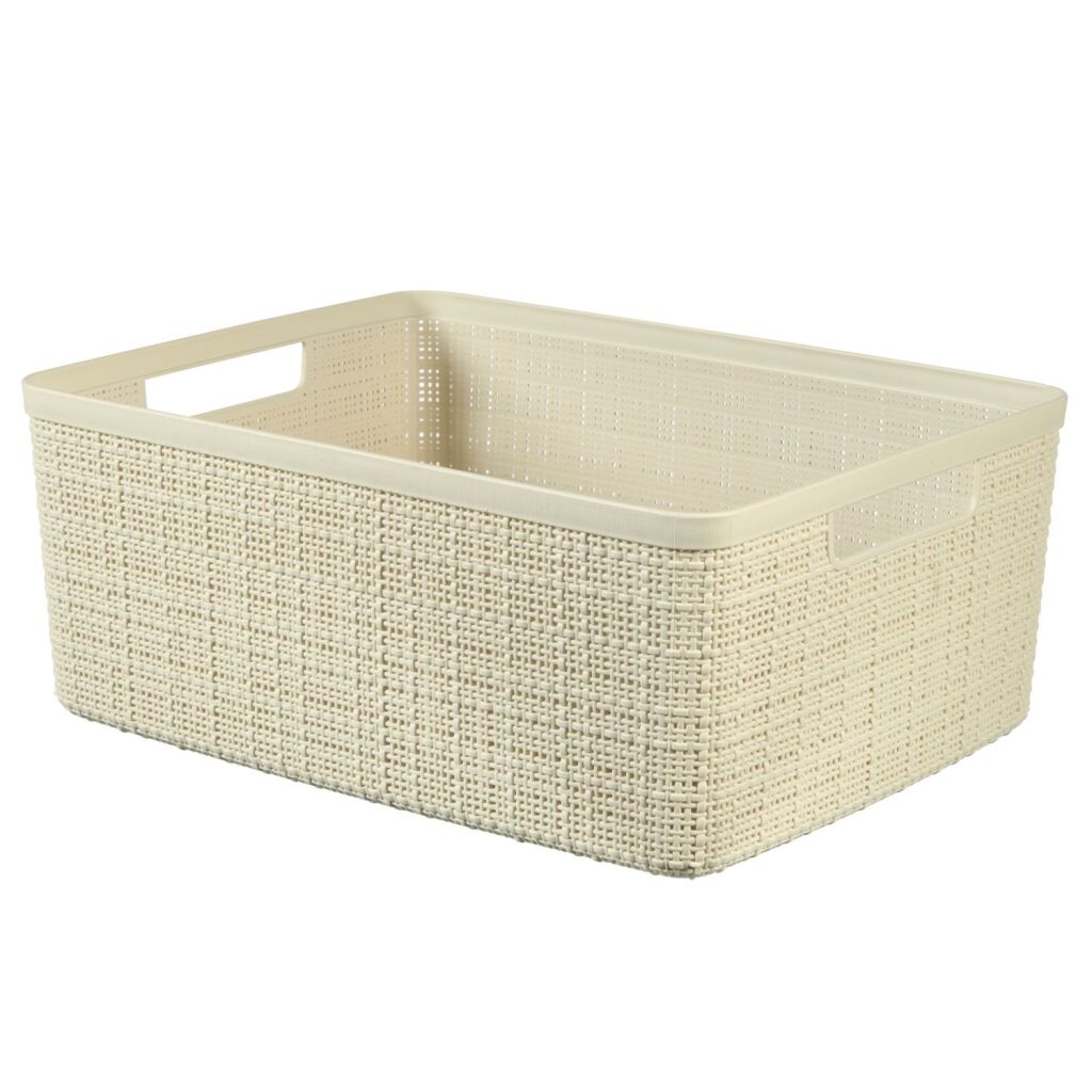 Curver Opbergmand Jute-Look 12L CrÈMe