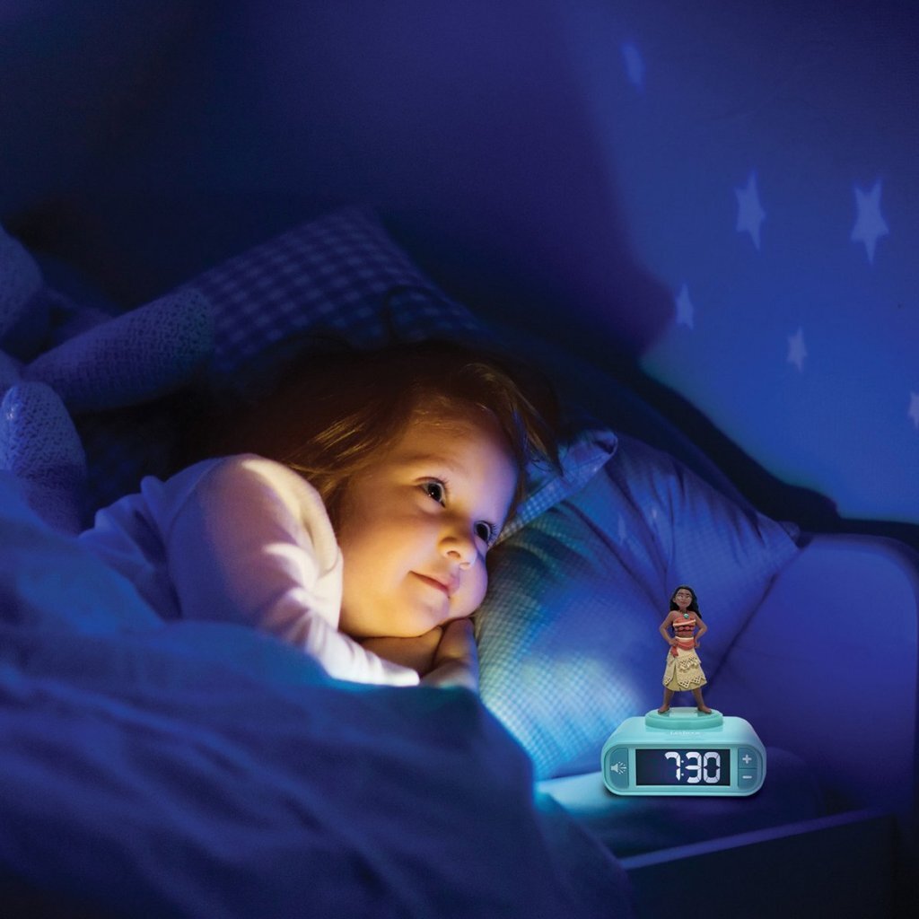 Disney Princess Vaiana Wekker + Licht Lichtblauw
