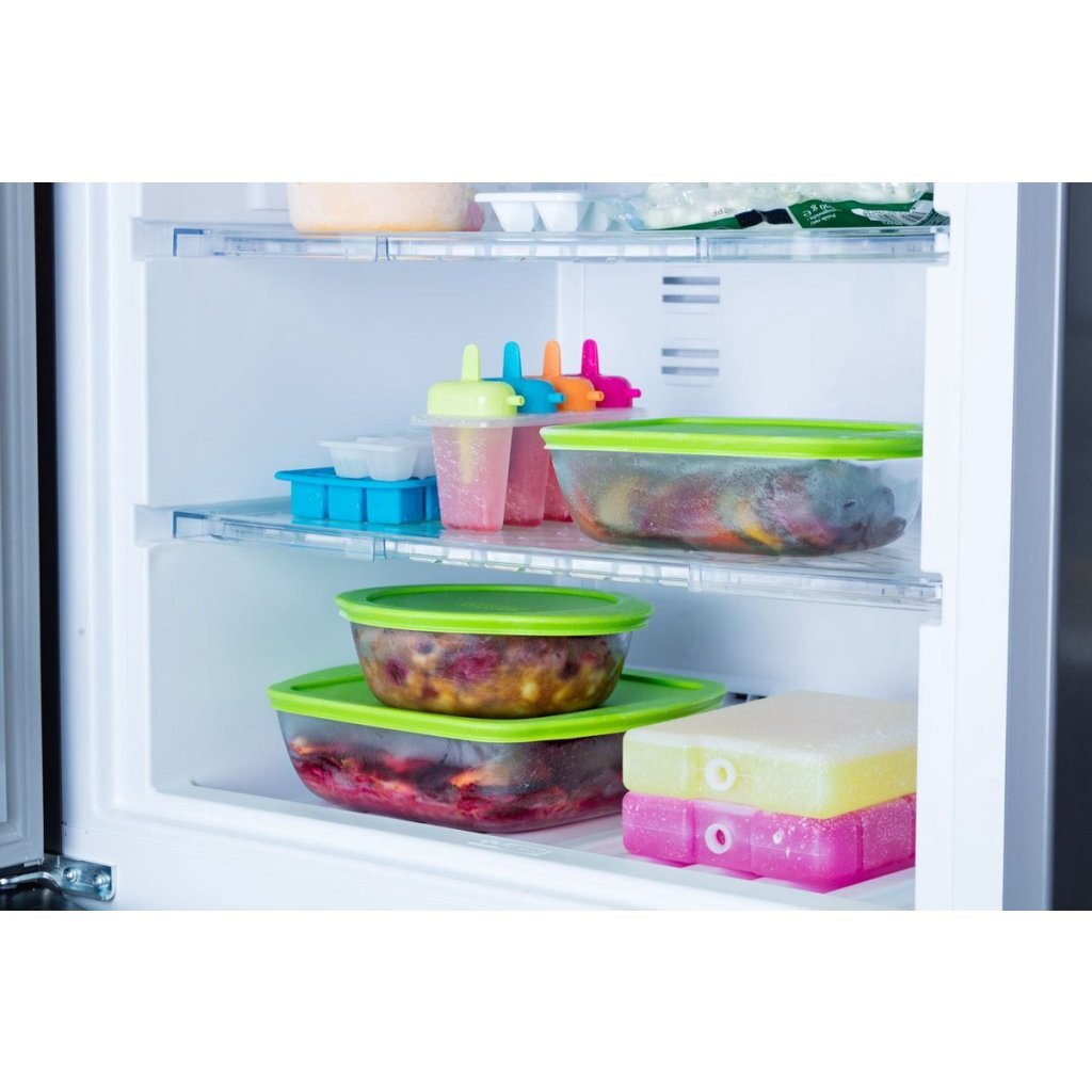 Pyrex Cook And Store Glazen Schaal Met Deksel 2.5L Groen/Transparant