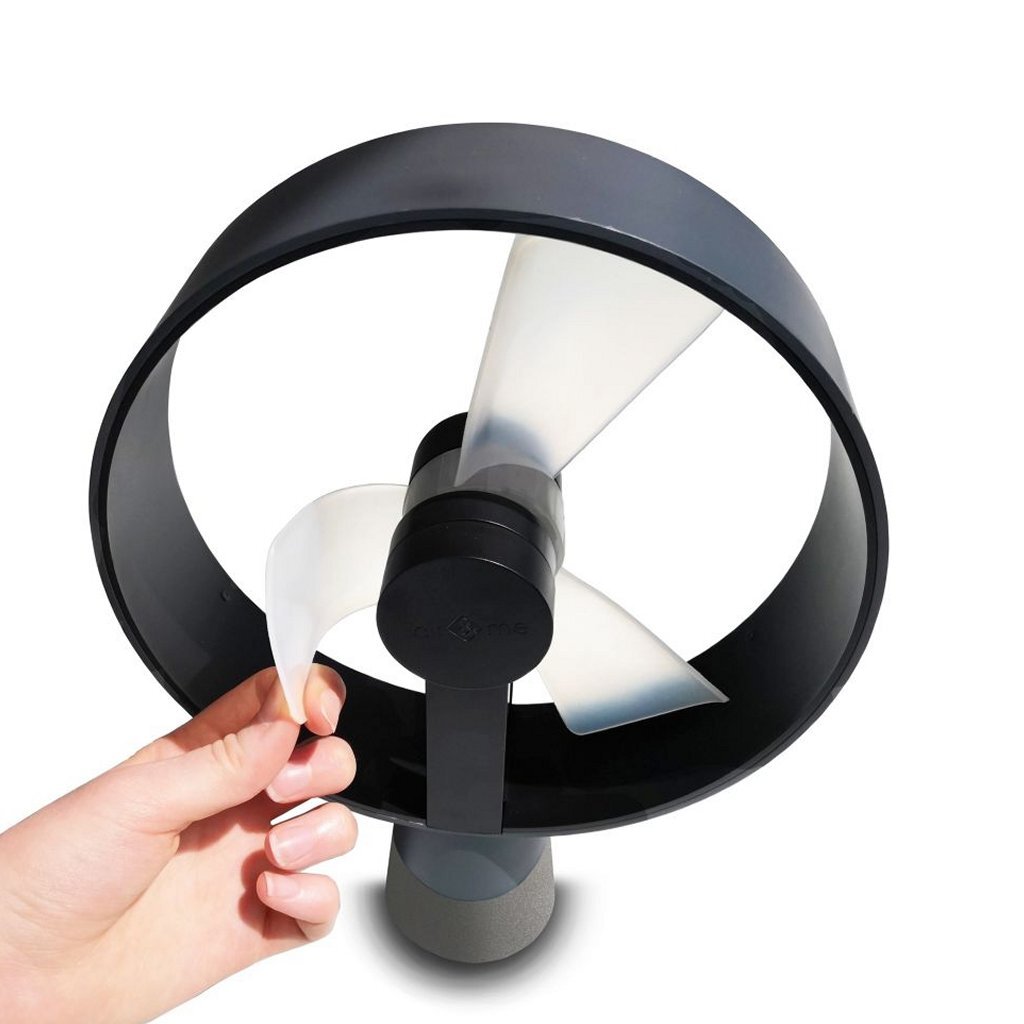 Air Naturel Air&Me Usb Tafelventilator 21 Cm Zwart