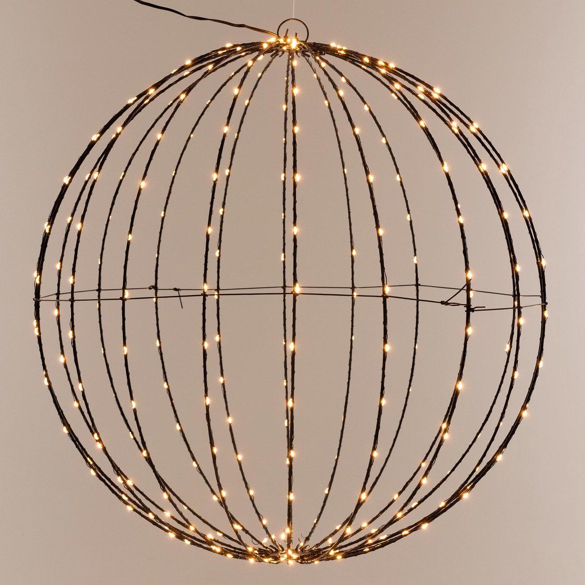 Ceruzo Lichtbol 400 Led - Metaal - 60 Cm - Kerstverlichting - Met Timer - Extra Warm Wit