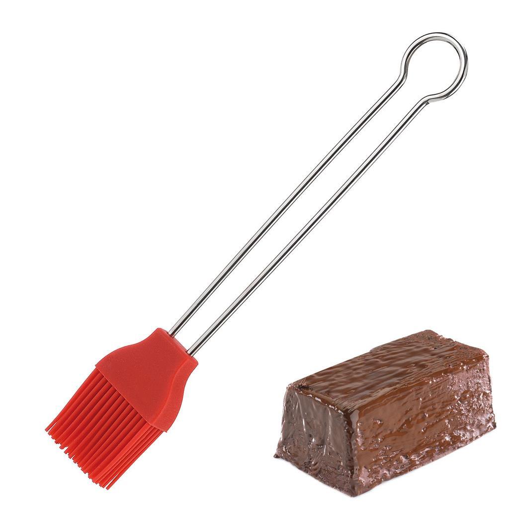 Westmark Siliconen Bakkwast 20 Cm Rvs/Rood