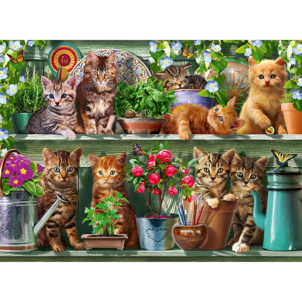 Ravensburger Puzzel Katjes In Het Rek 500 Stukjes