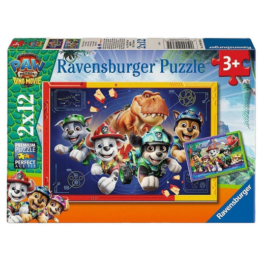 Ravensburger 2In1 Puzzel Paw Patrol Dino Movie 2X12 Stukjes