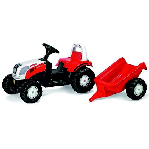 Rolly Toys 012510 Rollykid Steyr 6190 Cvt Tractor Met Aanhanger