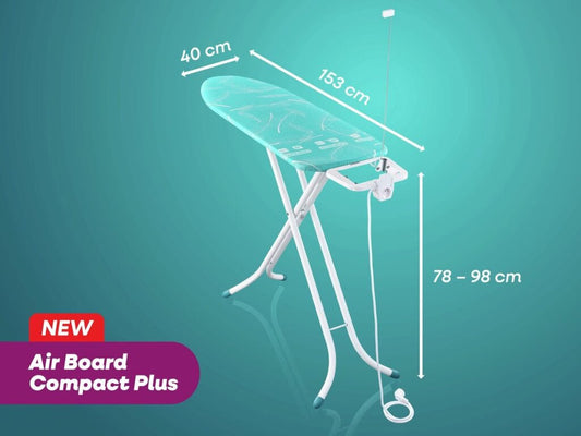 Leifheit 76203 Strijkplank Air Board M Compact Plus 120X38Cm Turquoise