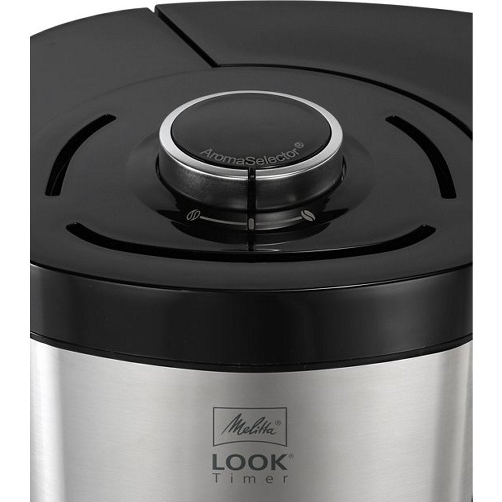 Melitta 1025-08 Look Timer Koffiezetapparaat Zwart/Rvs