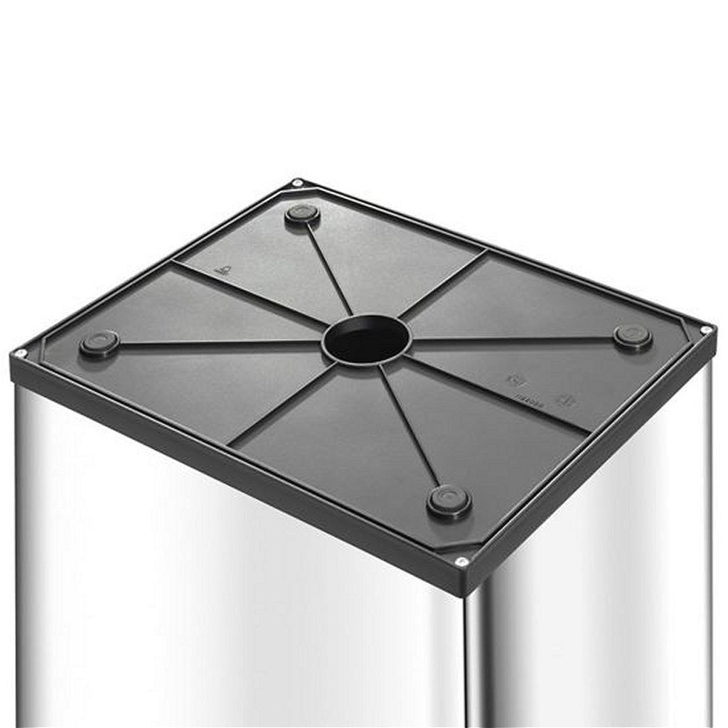 Hailo 0860-221 Big-Box Swing Xl Prullenbak 52L Zilver