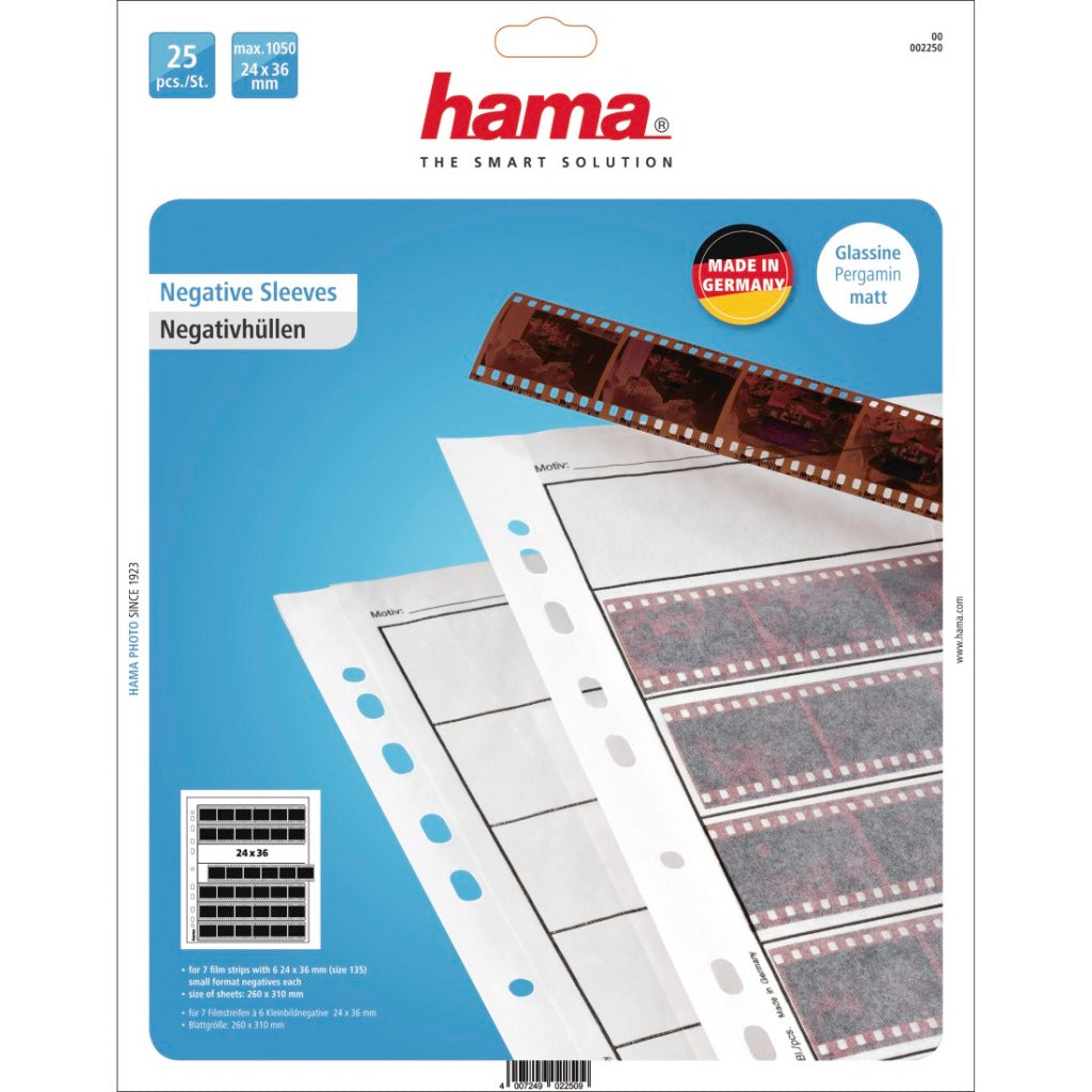 Hama Negatiefbladen Perg. 35Mm 7X6 25Stuk