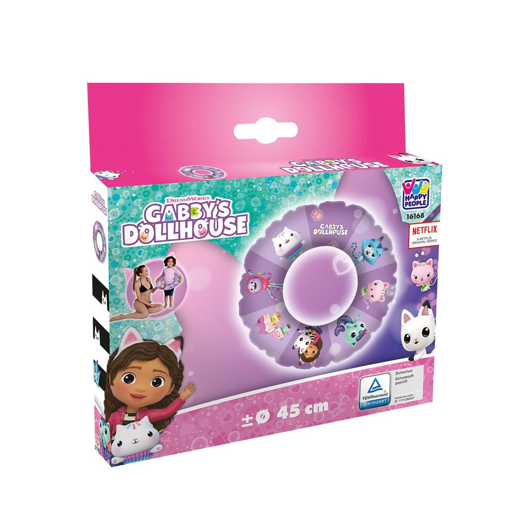 Gabby's Dollhouse Gabby'S Dollhouse Zwemring 45 Cm Paars