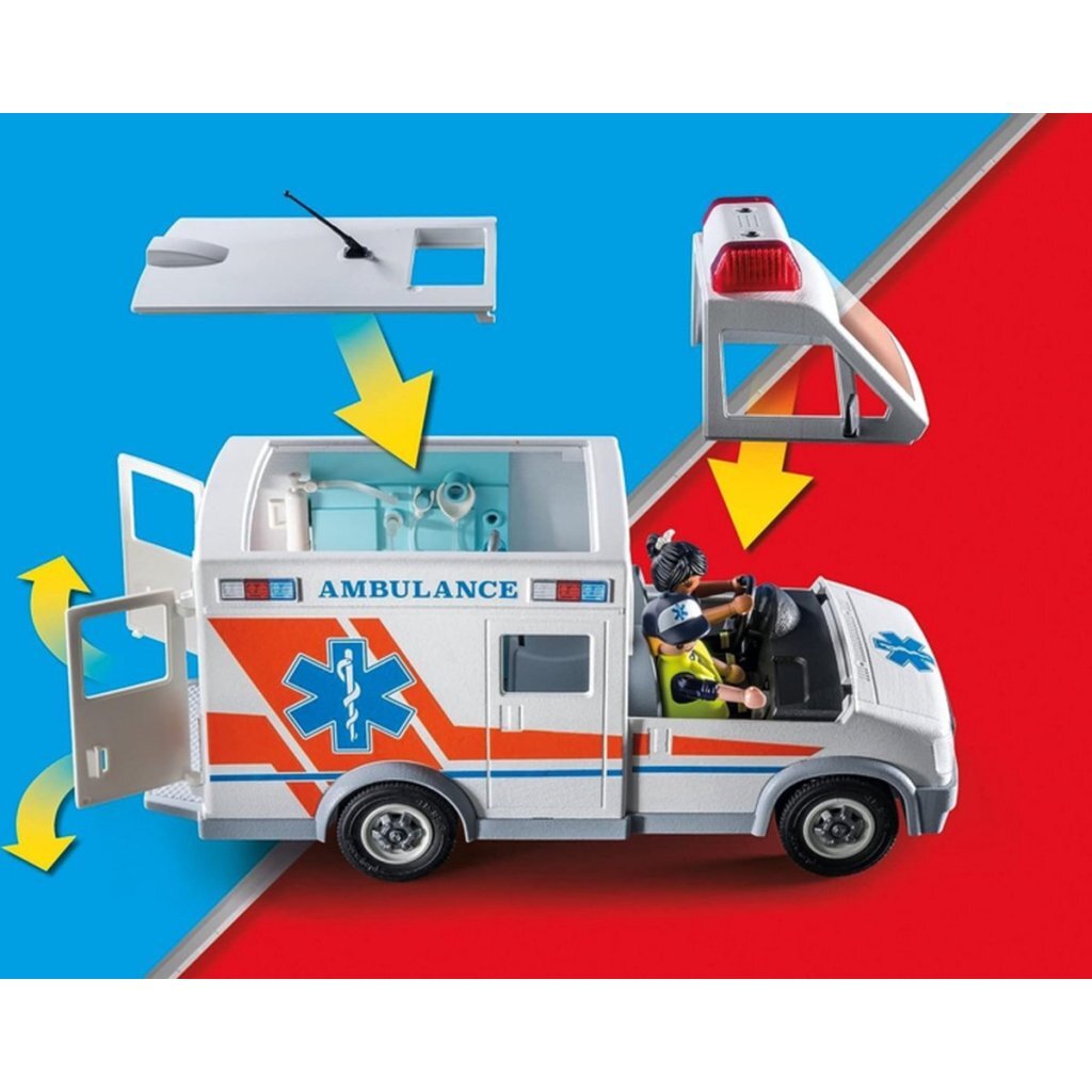 Playmobil 71232 Action Heroes Ambulance Promo + Licht En Geluid