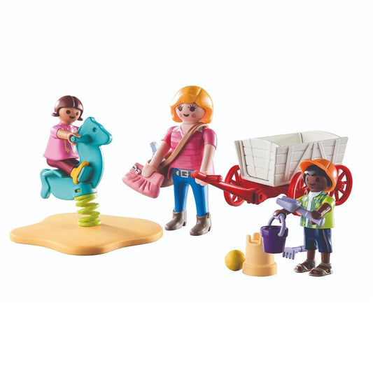 Playmobil 71258 Starter Pack City Life Kinderoppas Bolderwagen