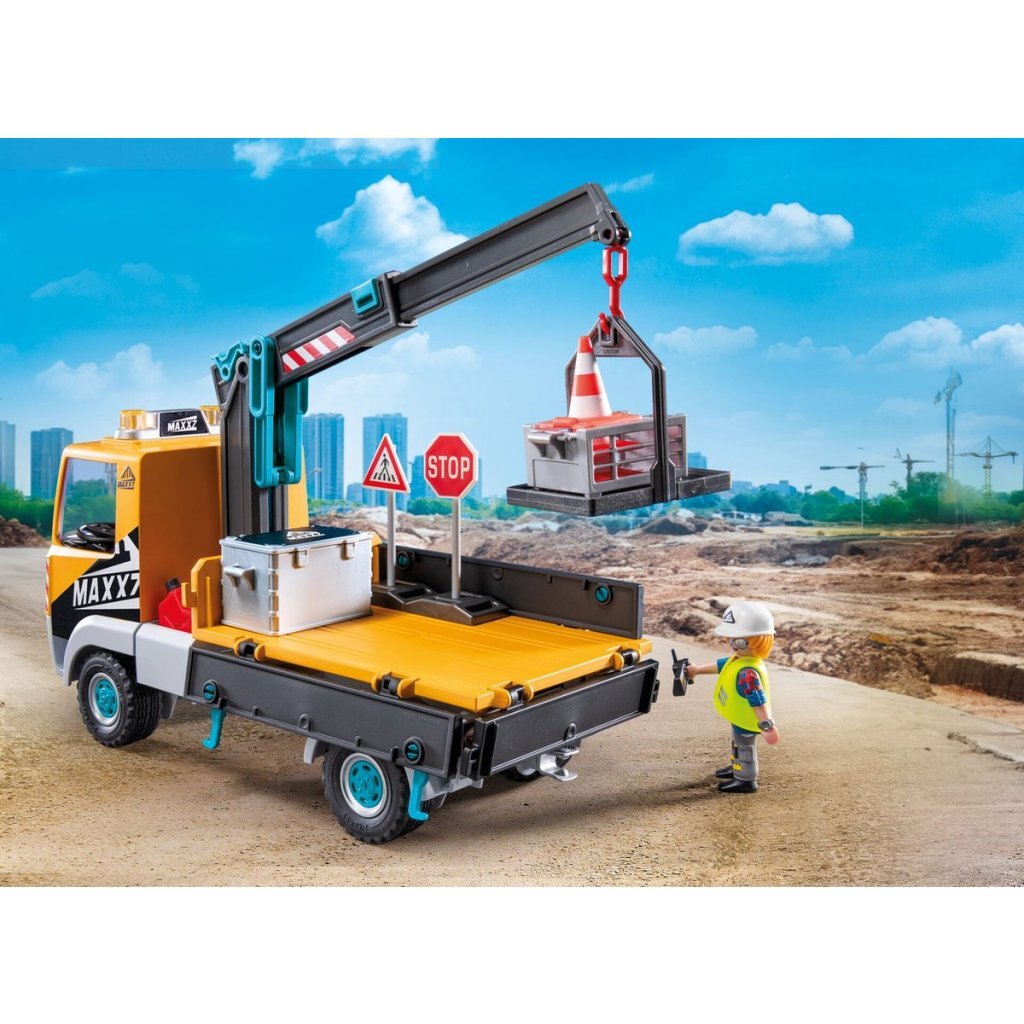 Playmobil 71750 Action Heroes Vrachtwagen Met Kraan
