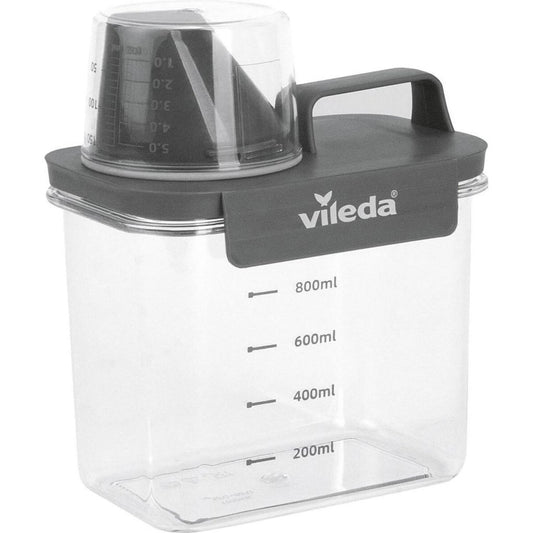 Vileda Wasmiddelbox 1100 Ml Transparant/Antraciet