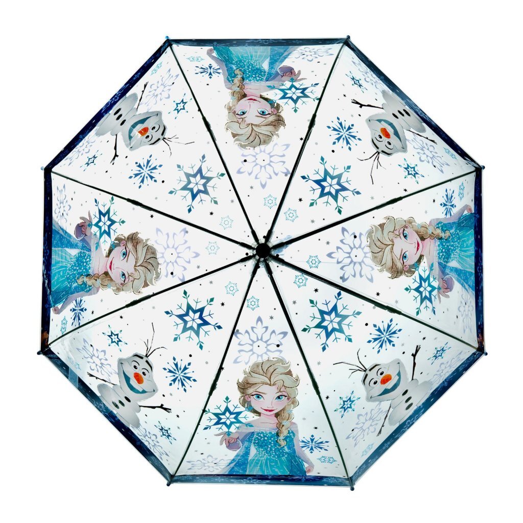 Disney Frozen Kinderparaplu Blauw/Transparant