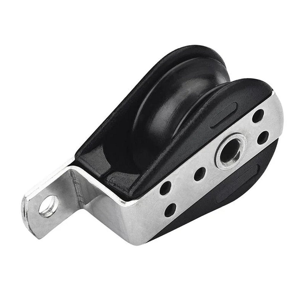 Proplus 1 Schijfs Dek Blok Voor 6 Mm Koord Zwart