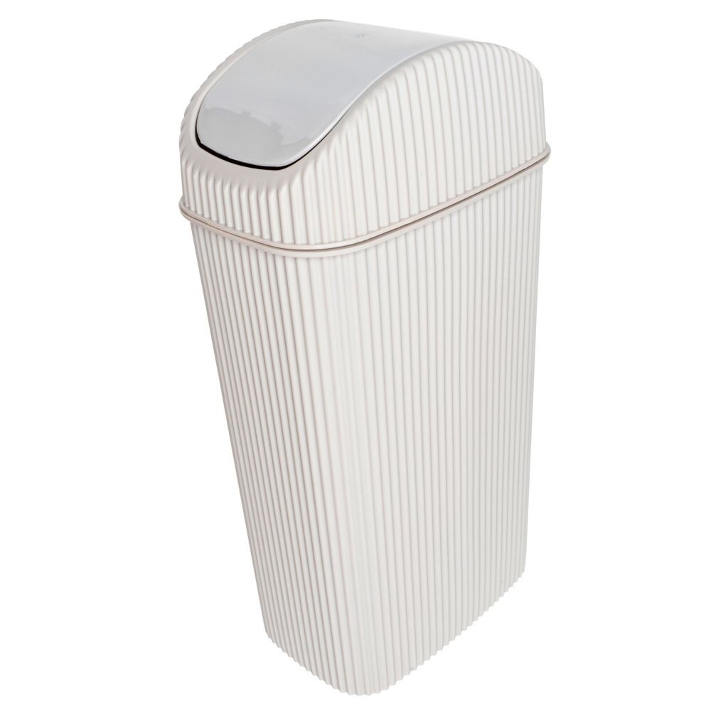 Overige Merken Tafelafvalbak Alythia Met Zwaaideksel 4L Beige