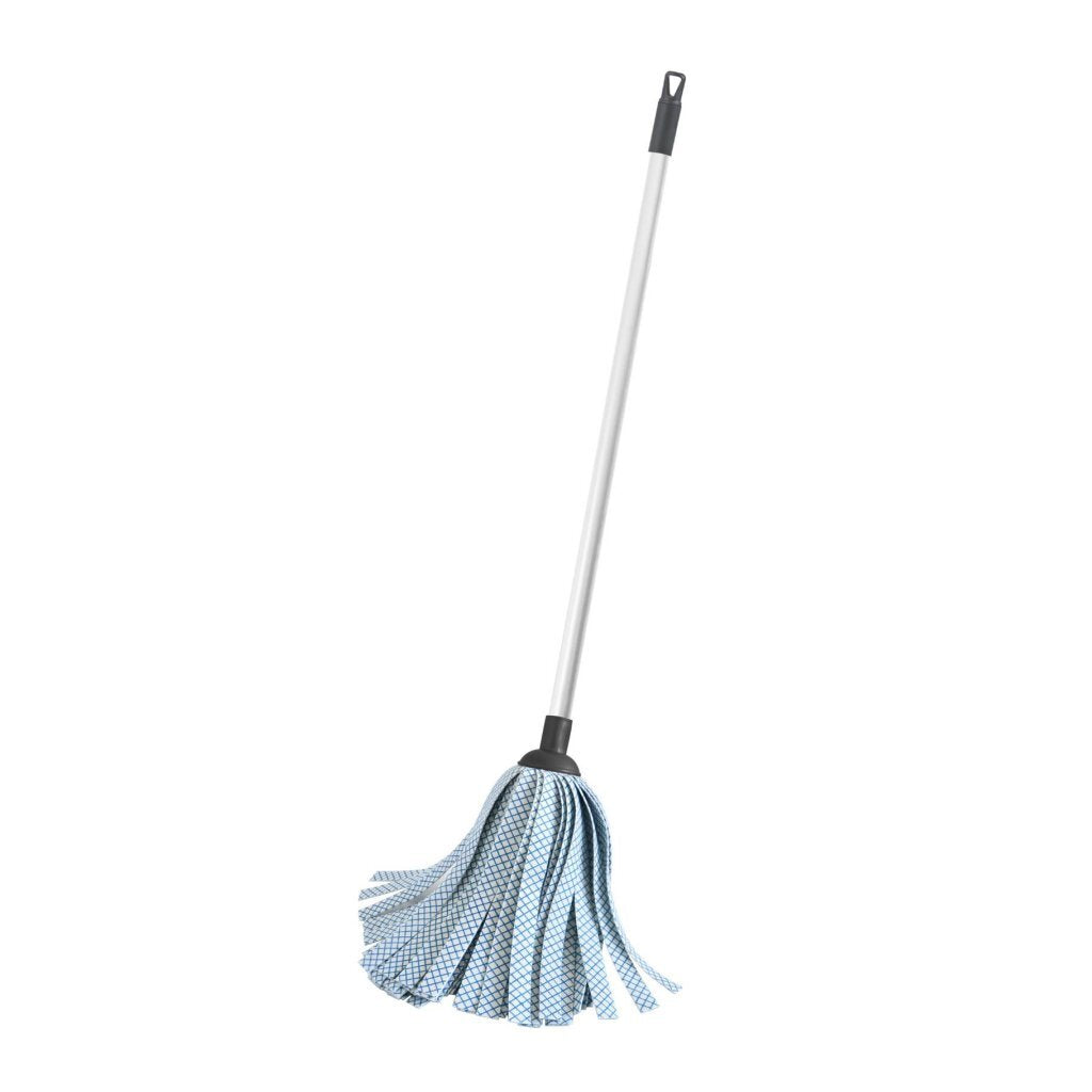 Clean Home Mop Met Steel Zwart/Wit
