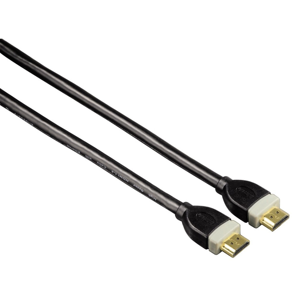 Hama High Speed Hdmi Kabel Verguld 1.8 M Zwart