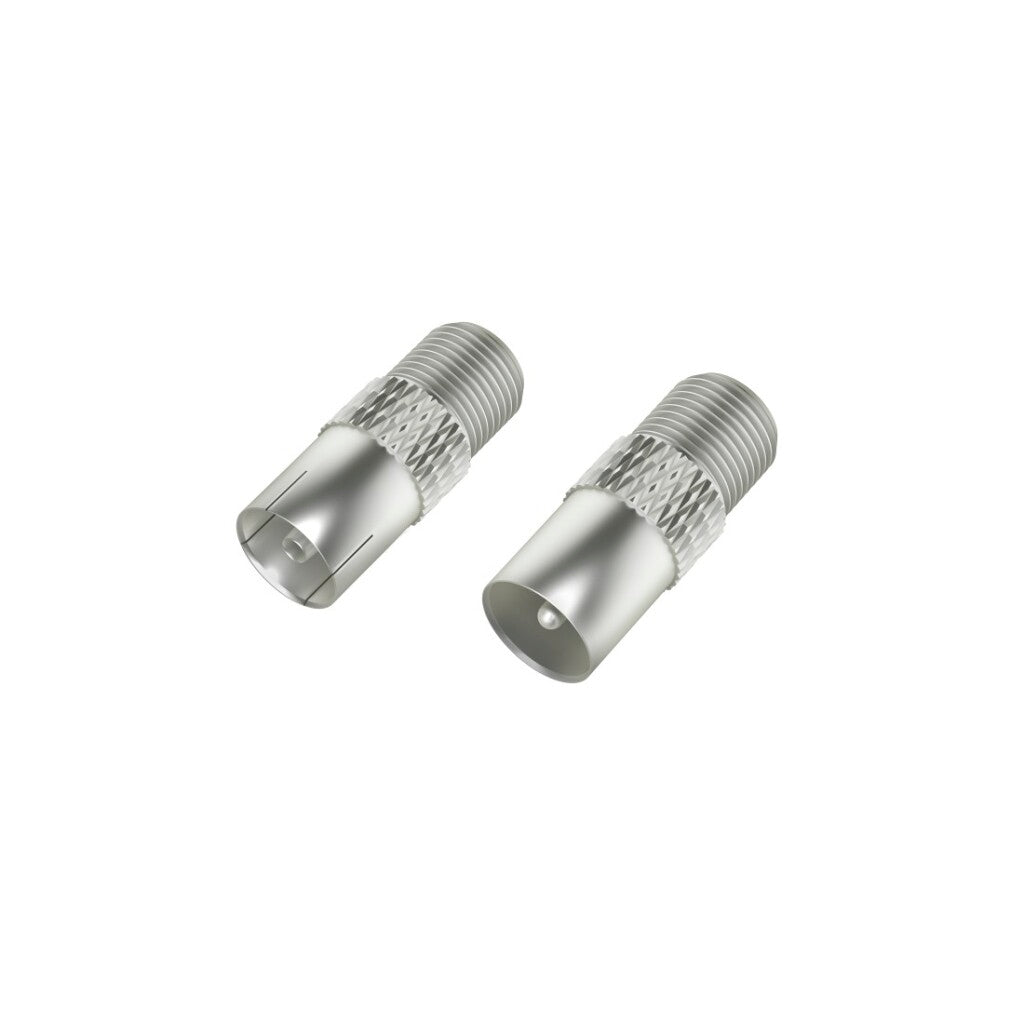 Hama Sat-Adapter-Set F-Koppeling - Coax-Stekker/F-Koppeling - Coax-Koppeling